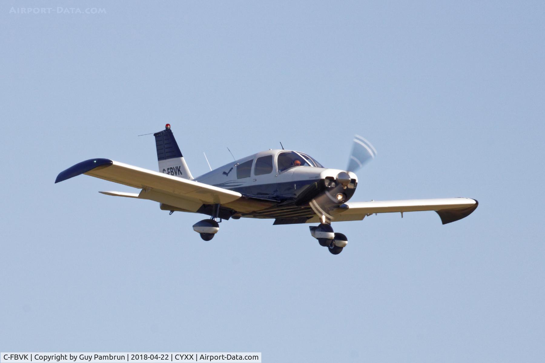 C-FBVK, 1969 Piper PA-28-140 Cherokee C/N 28-25636, Landing