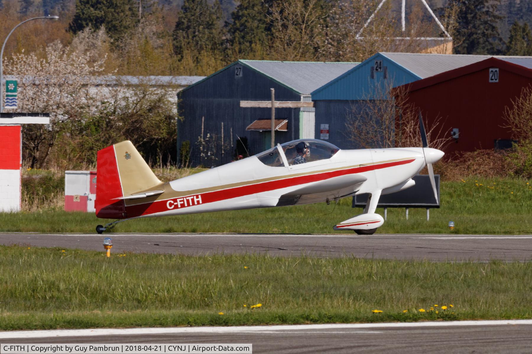 C-FITH, 1995 Vans RV-6 C/N 20281, Departing