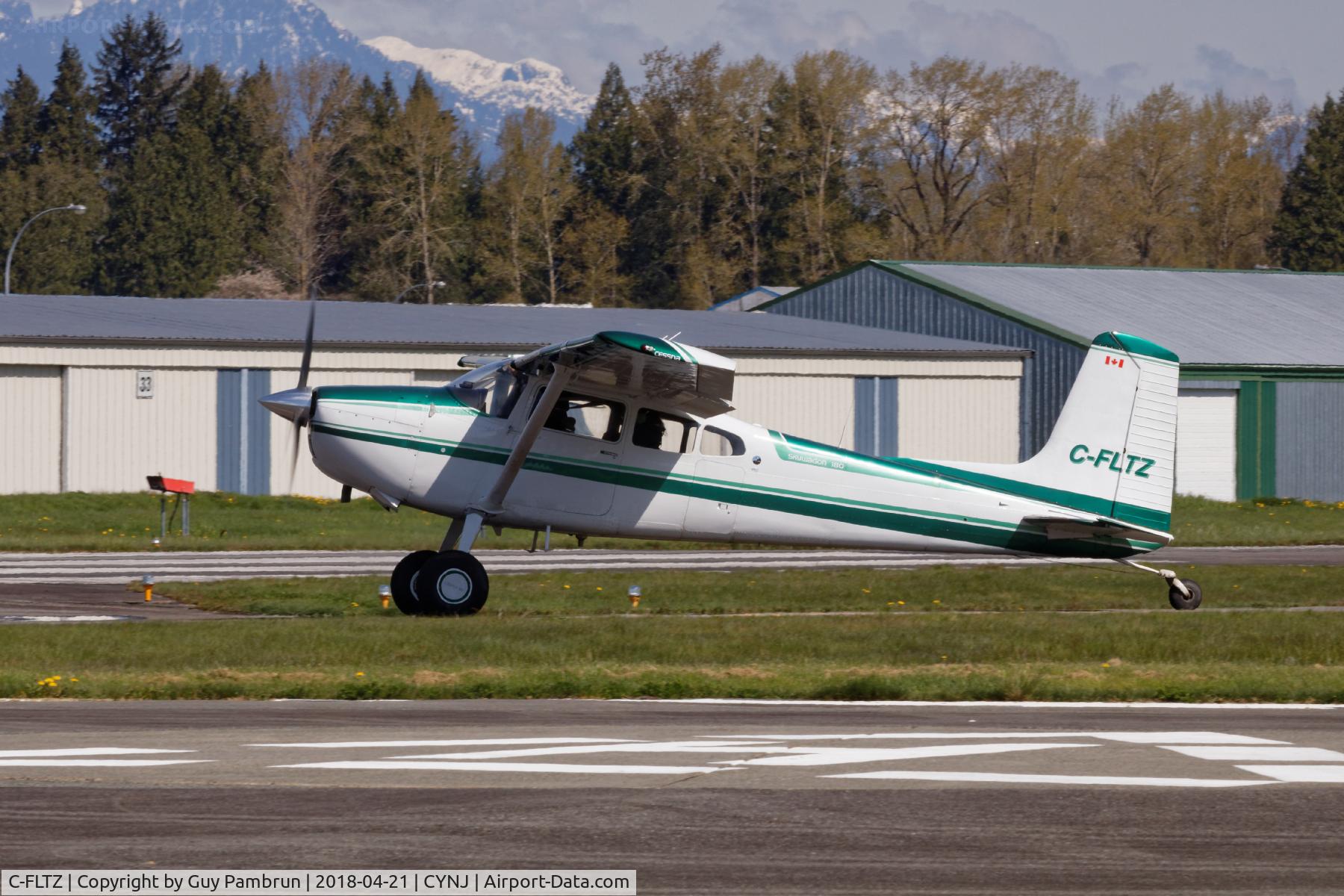 C-FLTZ, 1967 Cessna 180H Skywagon C/N 18051908, Departing