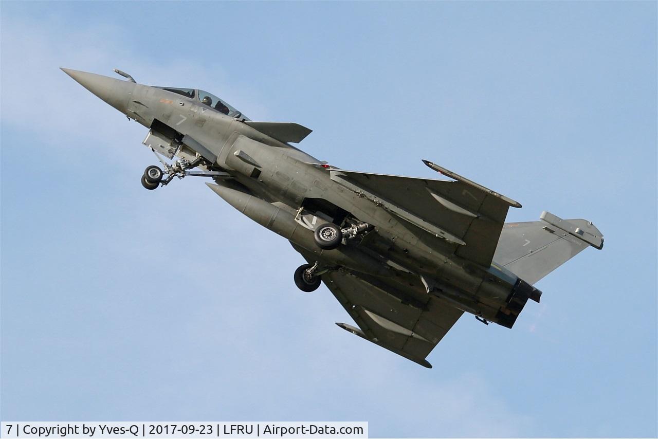 7, Dassault Rafale M C/N 7, Dassault Rafale M, On display, Morlaix-Ploujean airport (LFRU-MXN) air show 2017