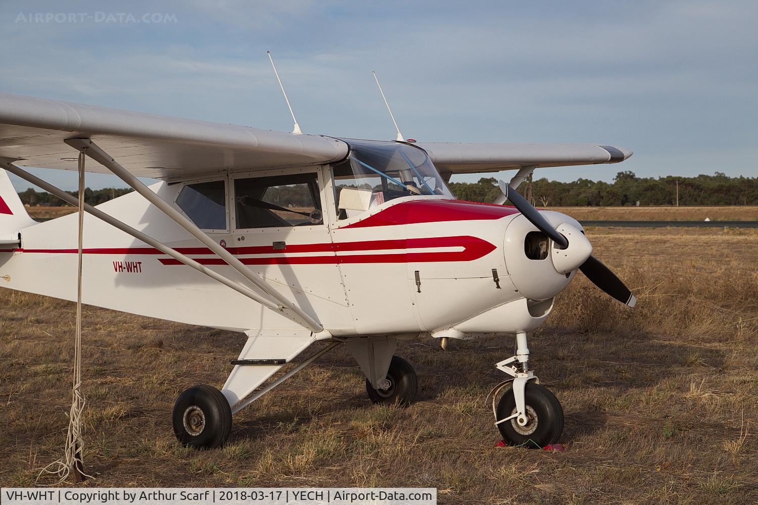 VH-WHT, 1962 Piper PA-22-108 Colt Colt C/N 22-9314, AAAA Fly in Echuca 2018