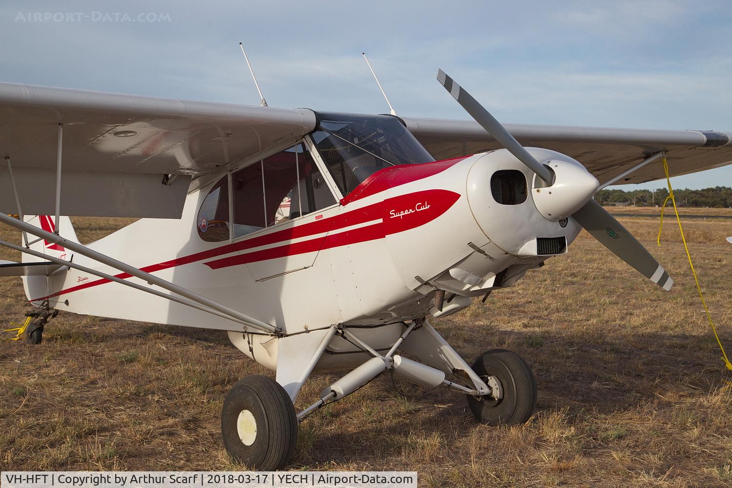 VH-HFT, 1952 Piper PA-18 Super Cub C/N 18-1754, AAAA Fly in Echuca 2018
