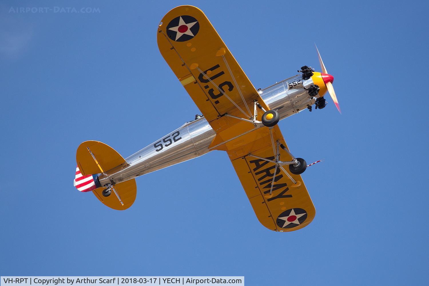 VH-RPT, 1941 Ryan PT-22 Recruit (ST3KR) C/N 1039, AAAA Fly in Echuca 2018