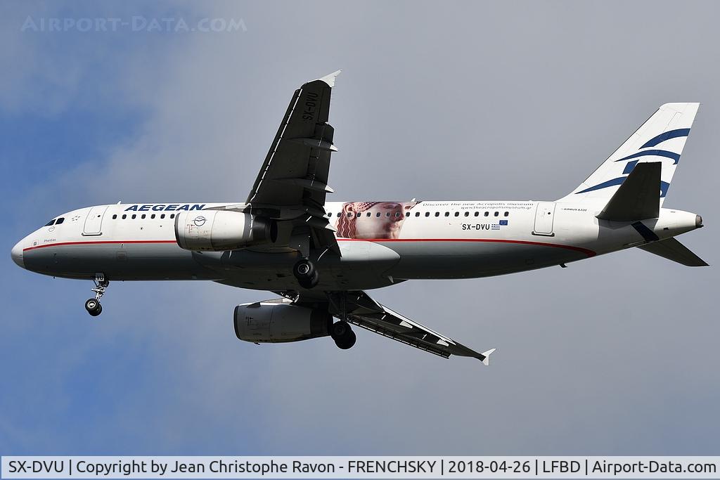SX-DVU, 2009 Airbus A320-232 C/N 3753, Aegean Airlines (Acropolis Museum Livery) A3644 from Athens