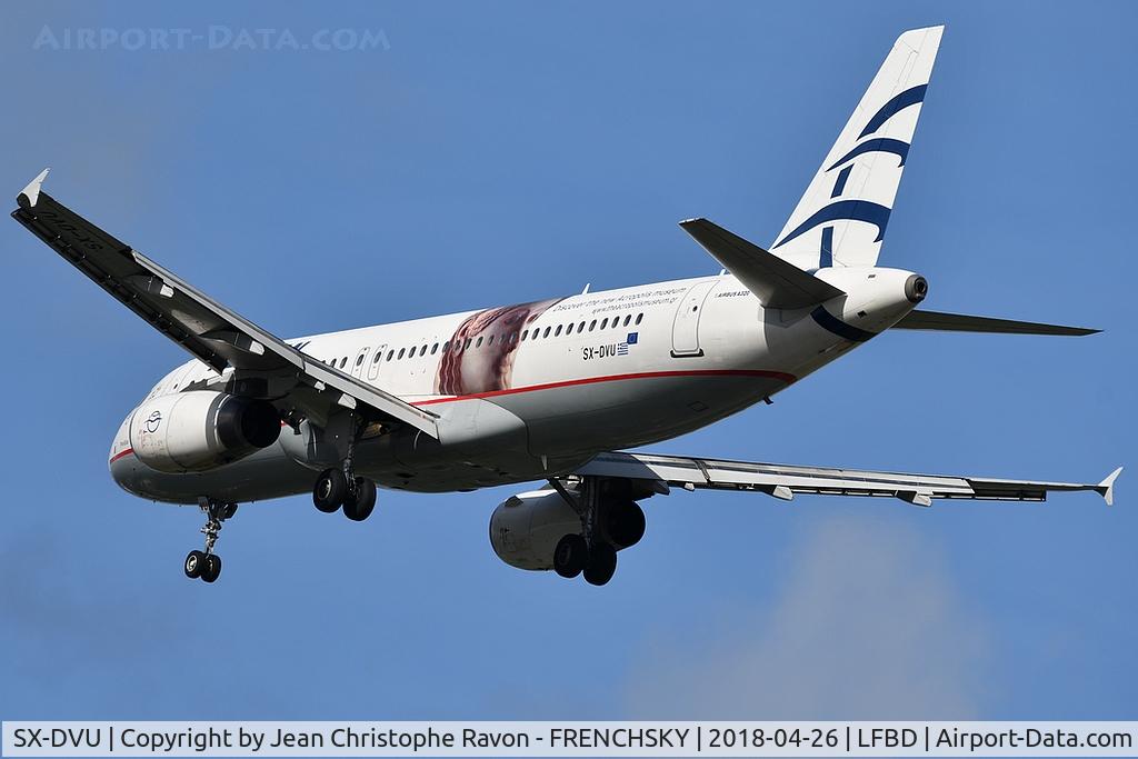 SX-DVU, 2009 Airbus A320-232 C/N 3753, Aegean Airlines (Acropolis Museum Livery) A3644 from Athens