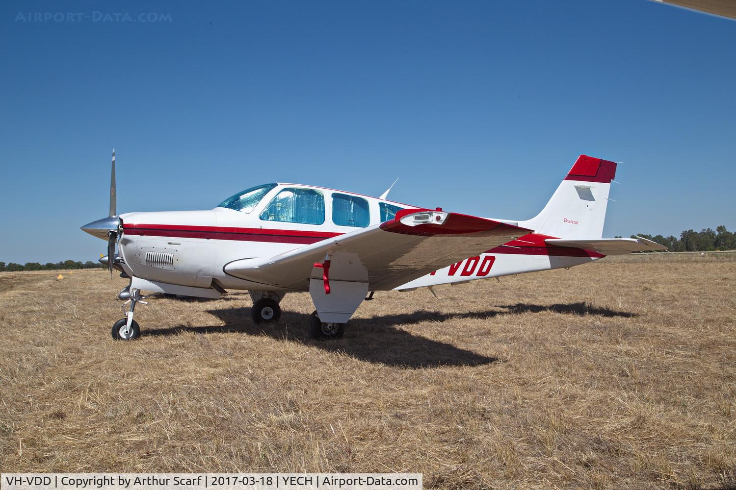 VH-VDD, 1992 Beech F33A Bonanza C/N CE-1672, AAAA Fly in Echuca 2017