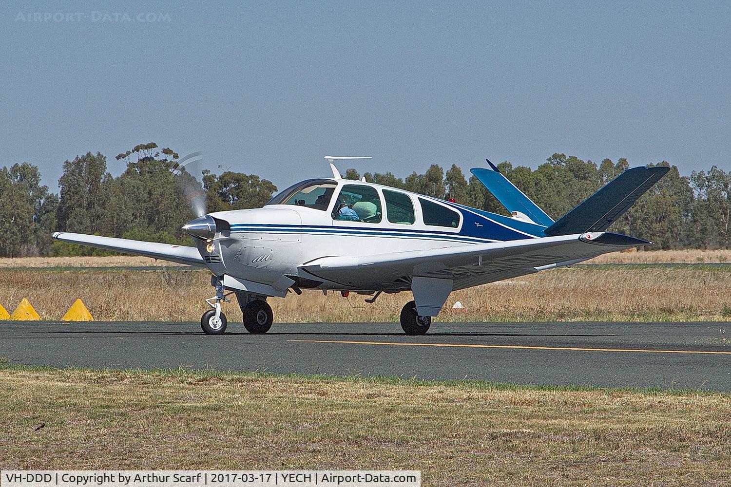 VH-DDD, 1967 Beech V35 Bonanza C/N D-8576, AAAA Fly in Echuca 2017