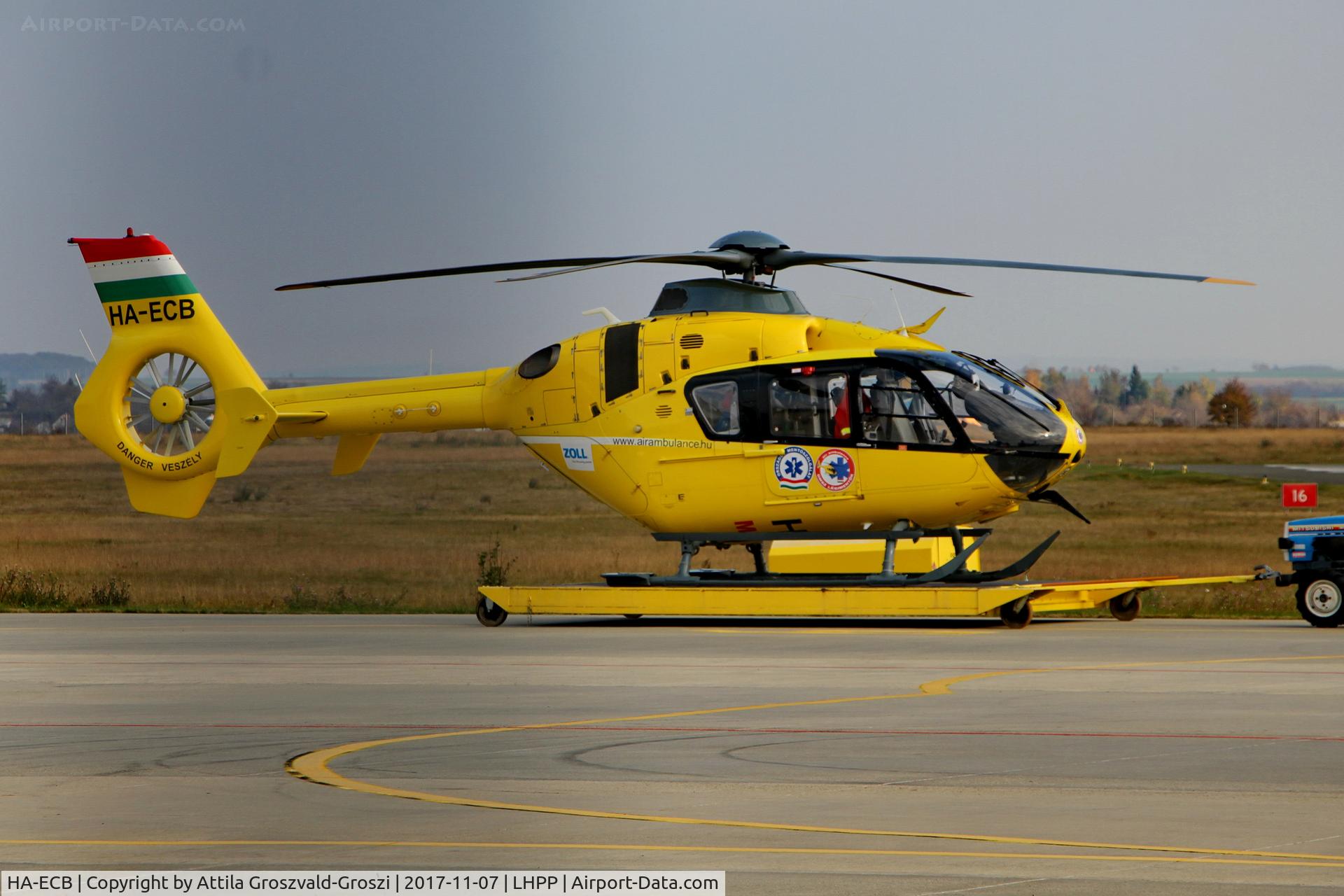 HA-ECB, 2003 Eurocopter EC-135T-2 C/N 0305, Pécs-Pogány Airport, Hungary