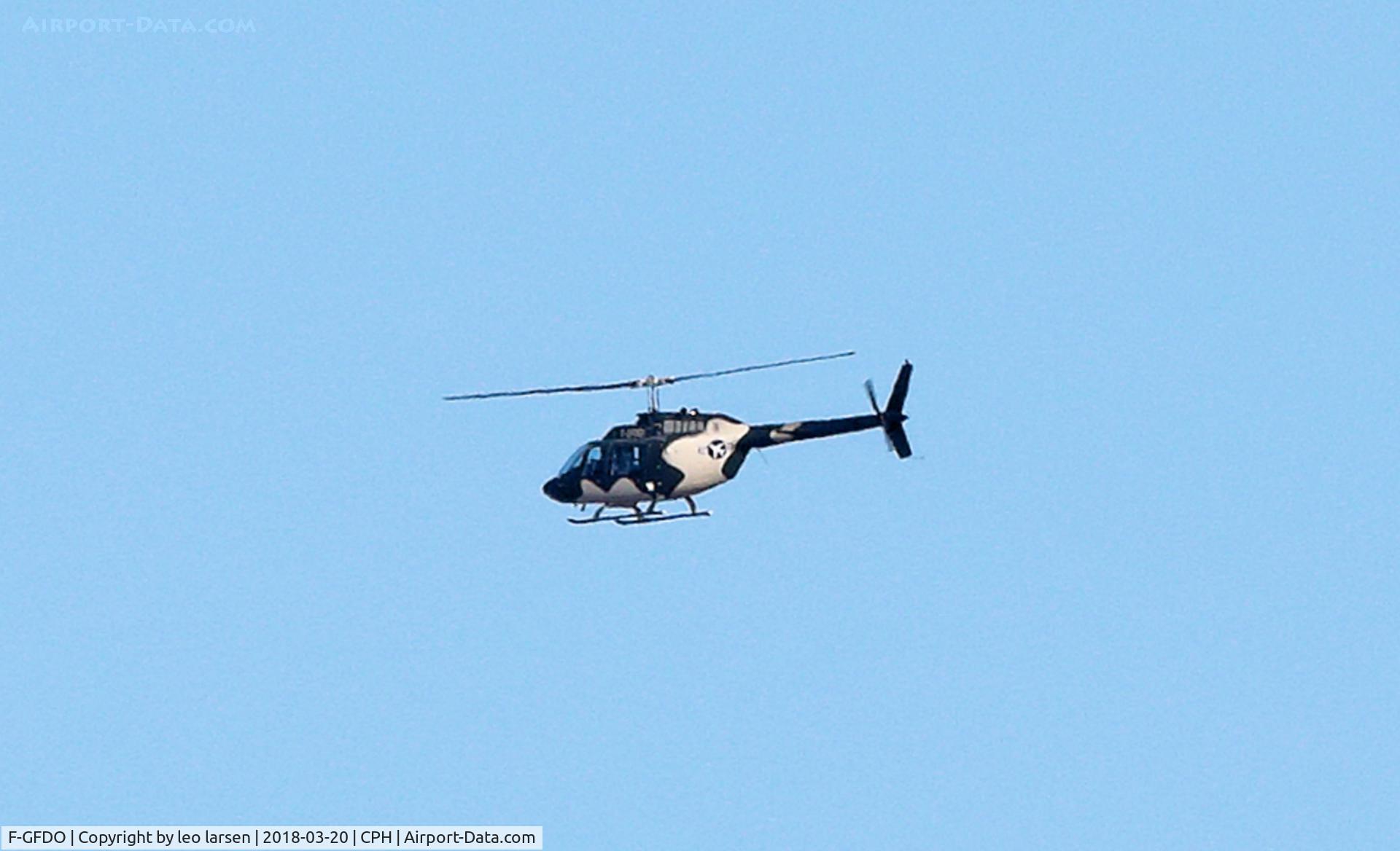 F-GFDO, Agusta AB-206B JetRanger II C/N 8531, Copenhagen 20.3.2018
