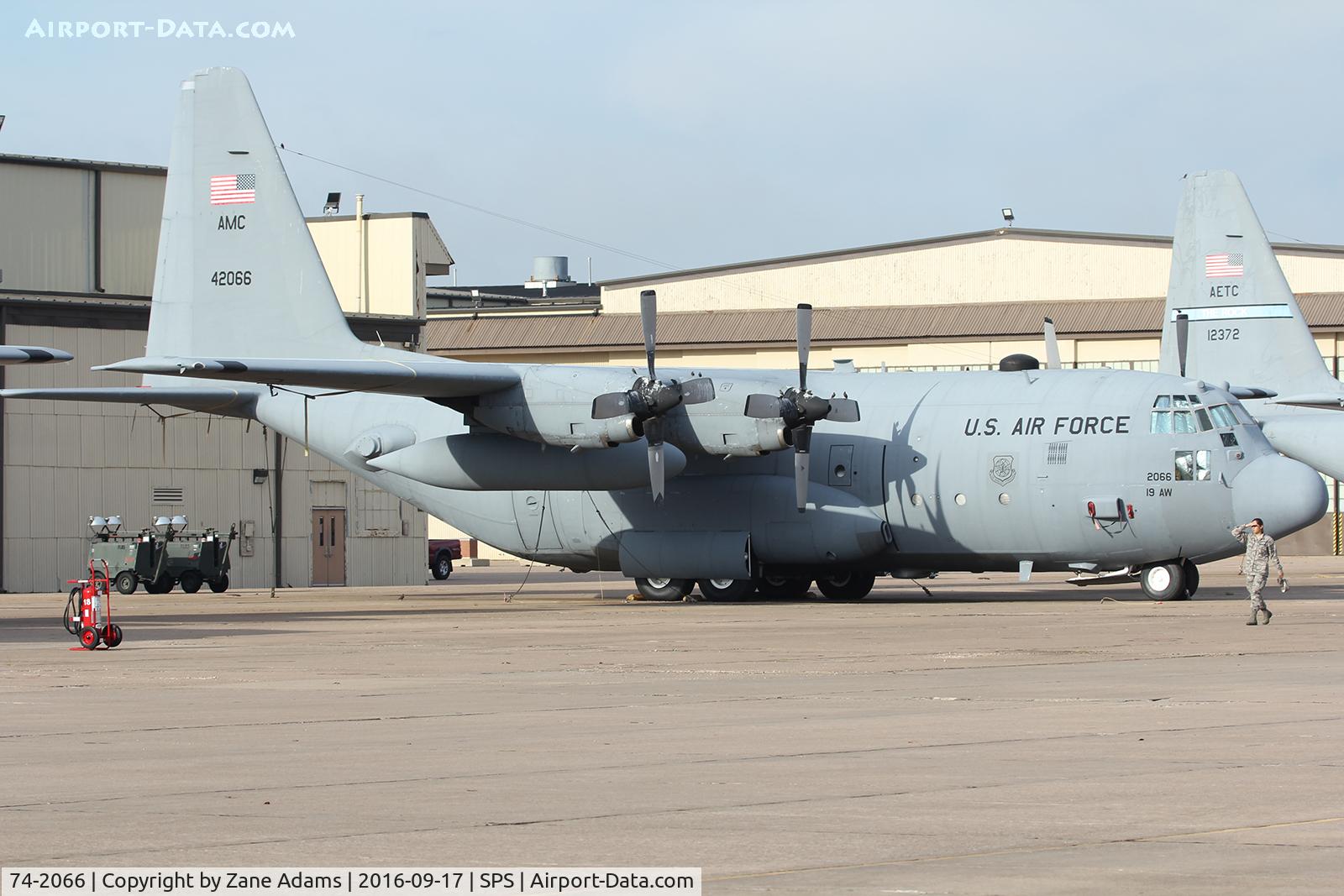 74-2066, 1974 Lockheed C-130H Hercules C/N 382-4671, At Sheppard AFB
