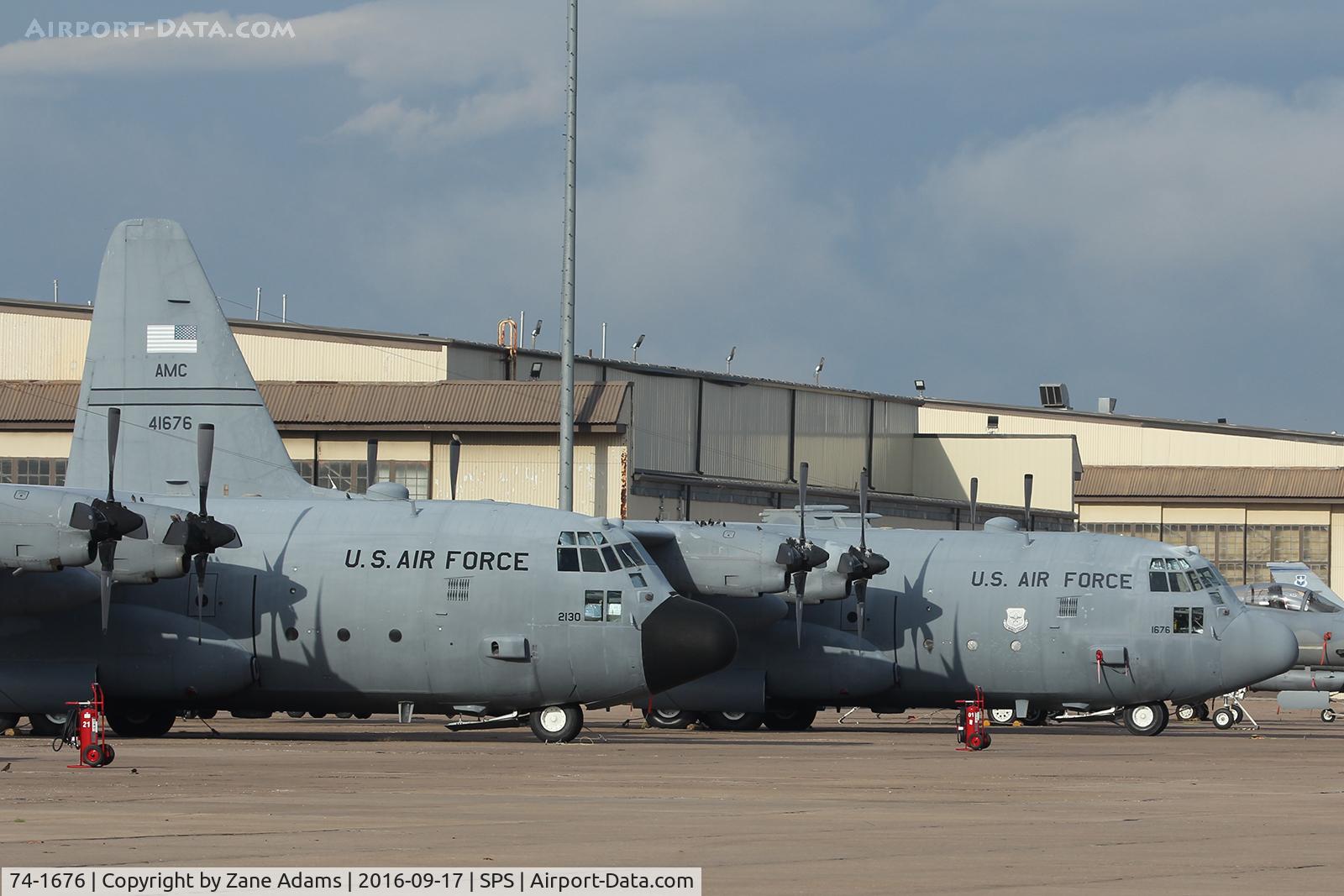 74-1676, 1974 Lockheed C-130H Hercules C/N 382-4641, At Sheppard AFB