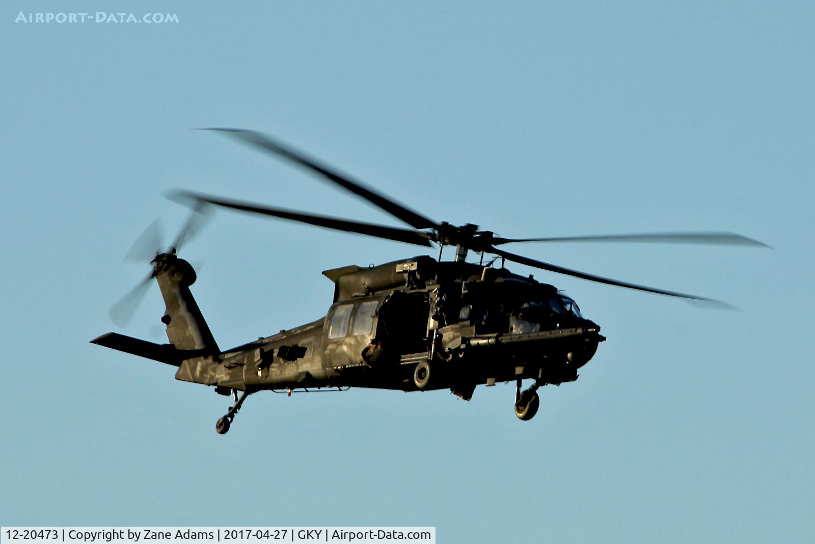 12-20473, 2012 Sikorsky UH-60M C/N 70.4142, Departing Arlington Municipal on a nighttime urban combat training mission