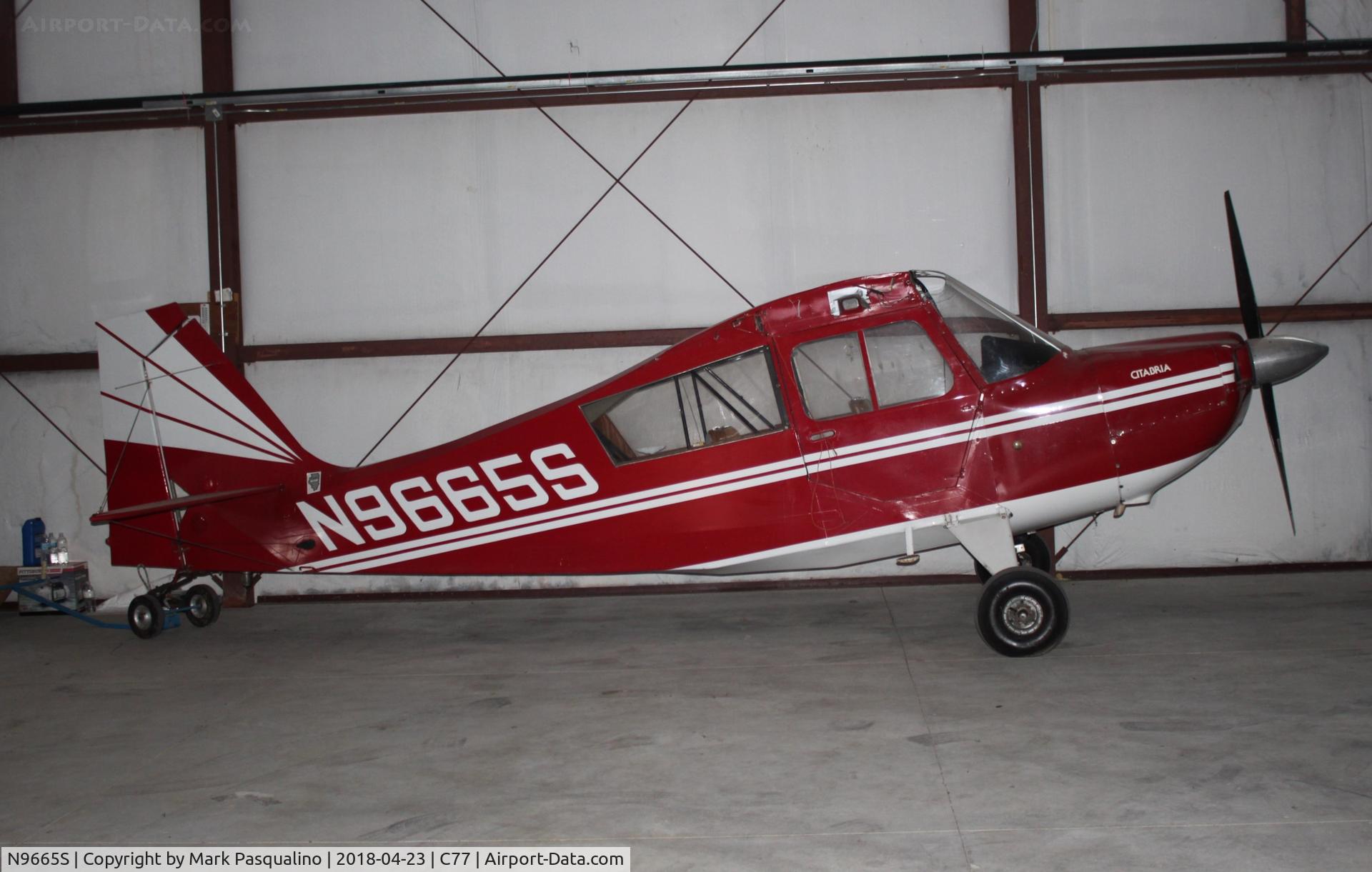 N9665S, 1966 Champion 7ECA Citabria C/N 251, Champion 7ECA