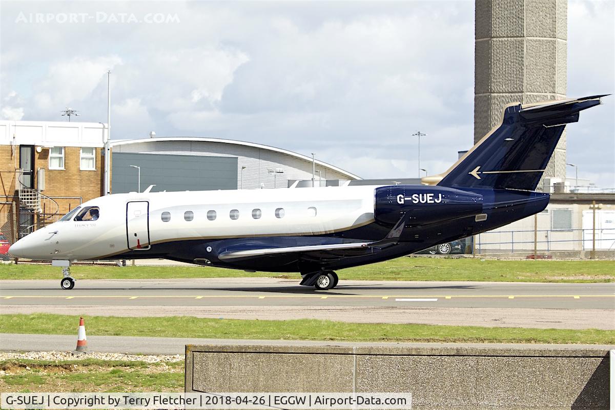 G-SUEJ, 2016 Embraer EMB-550 Legacy 500 C/N 55000042, At London Luton