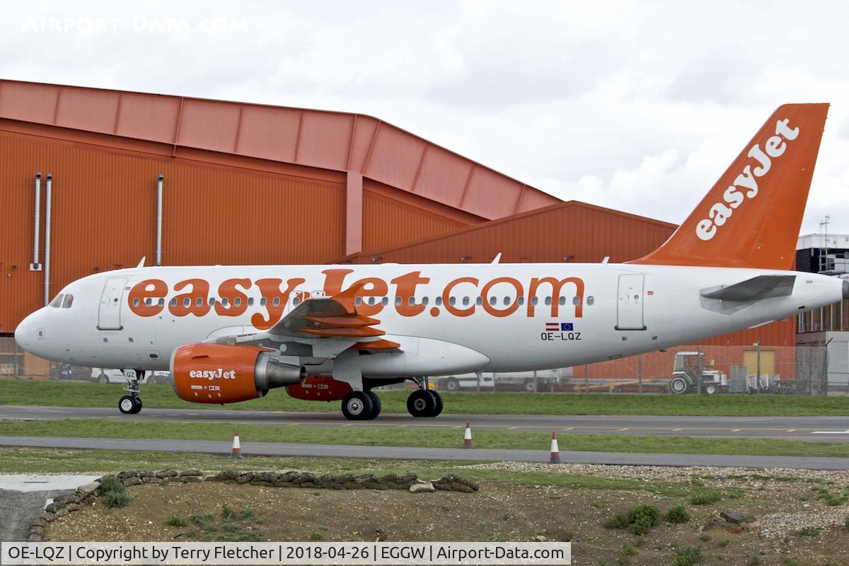 OE-LQZ, 2007 Airbus A319-111 C/N 3059, At London Luton