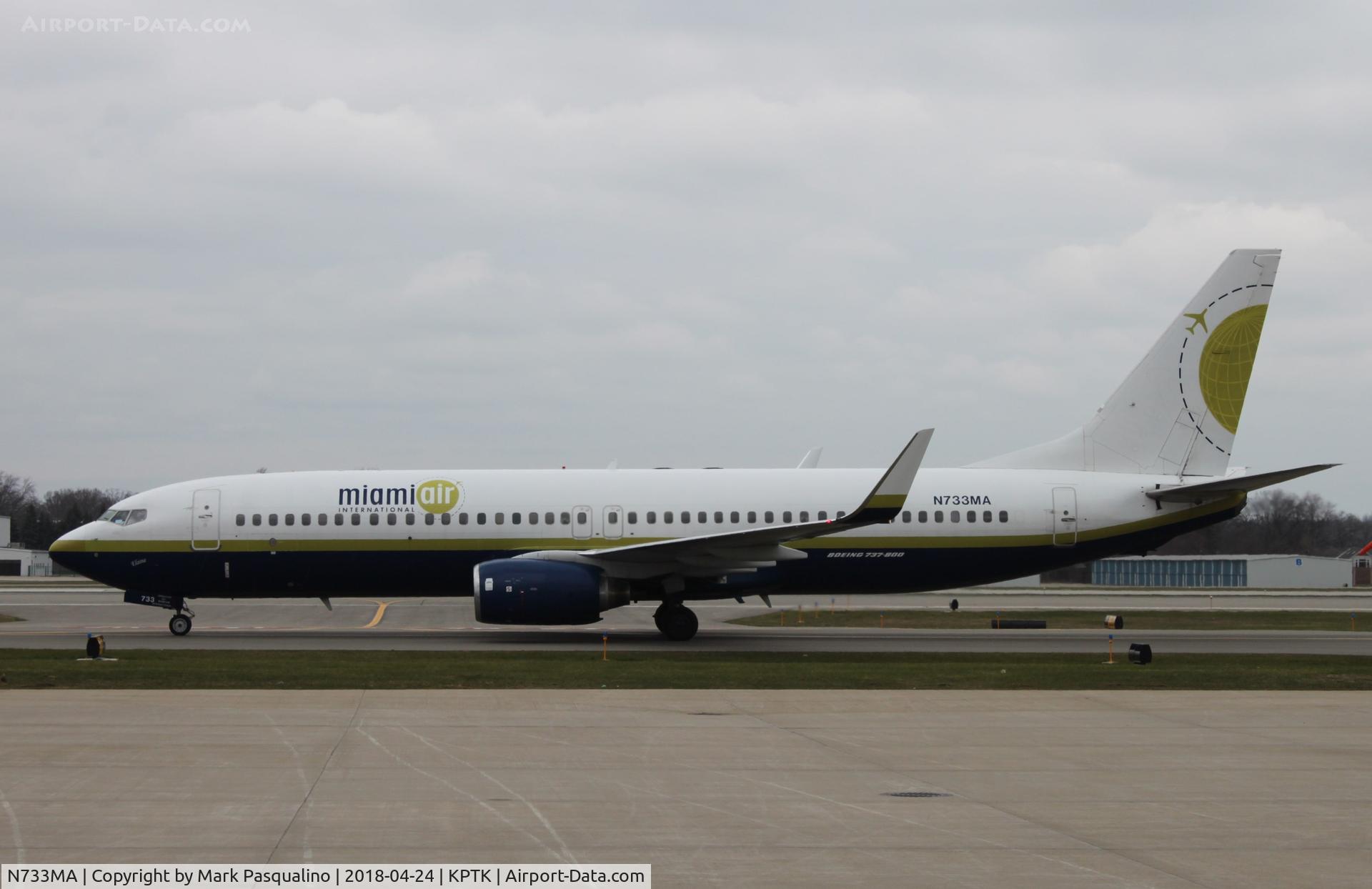 N733MA, 2001 Boeing 737-81Q C/N 30619, Boeing 737-800
