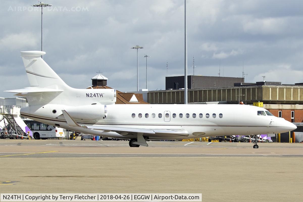 N24TH, 2013 Dassault Falcon 7X C/N 203, At London Luton