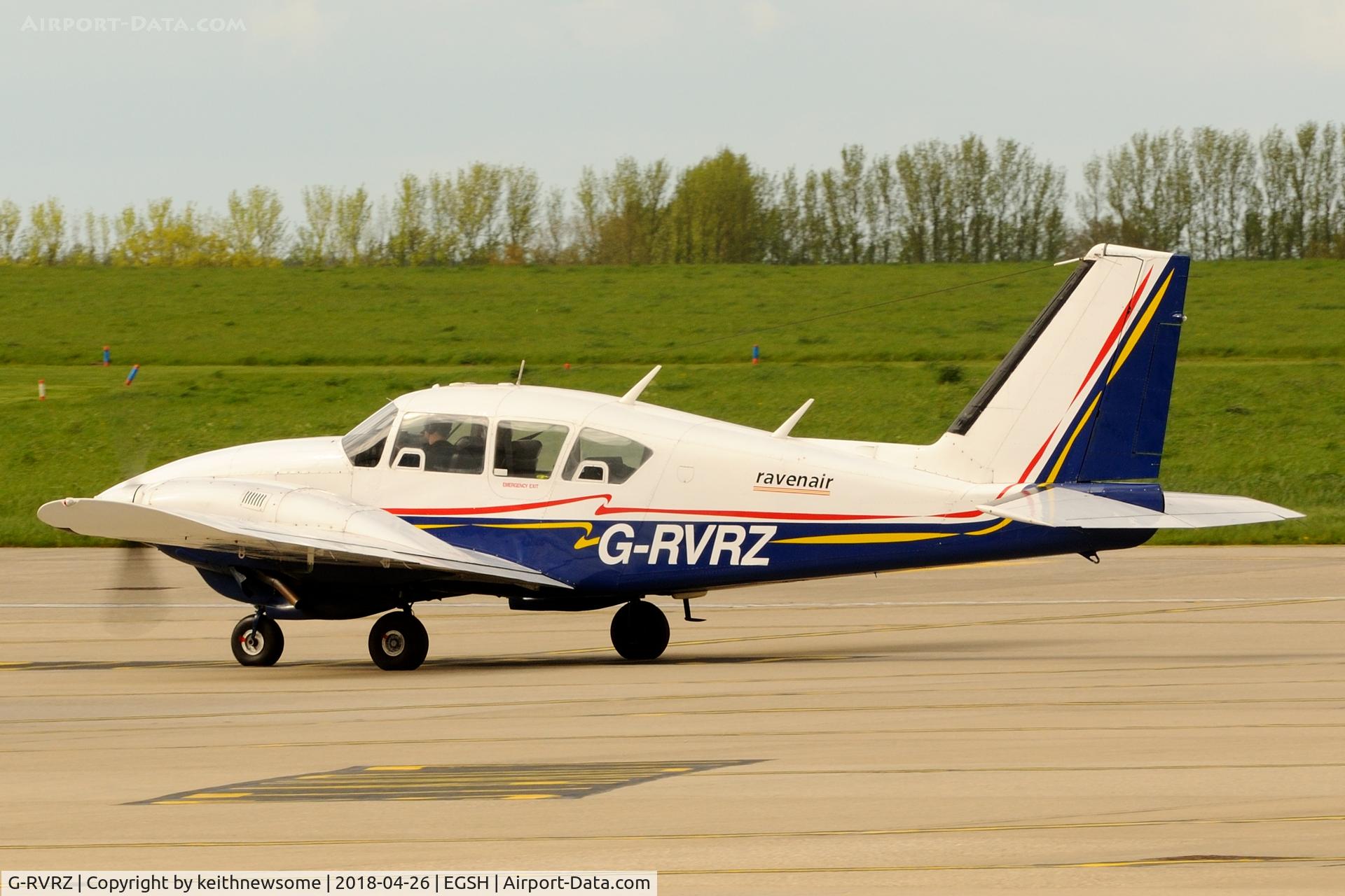G-RVRZ, 1973 Piper PA-23-250 Aztec C/N 27-7305142, Regular Visitor.
