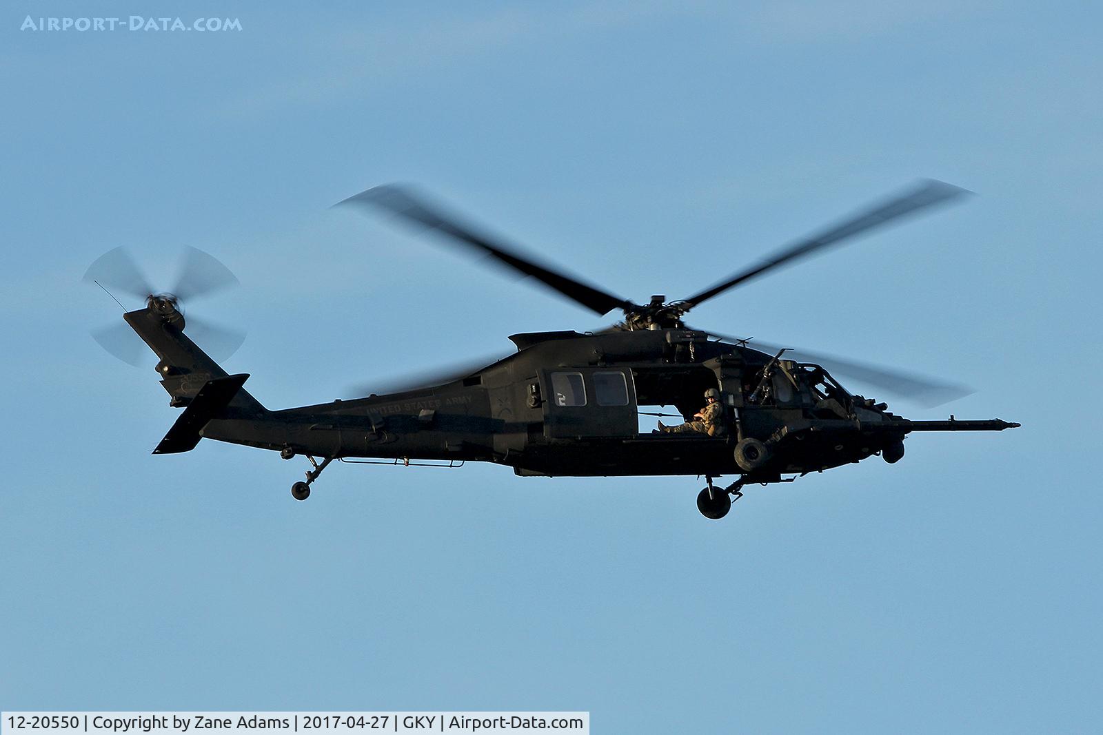 12-20550, 2012 Sikorsky UH-60M C/N 12-20550, Departing Arlington Municipal on a nighttime urban combat training mission