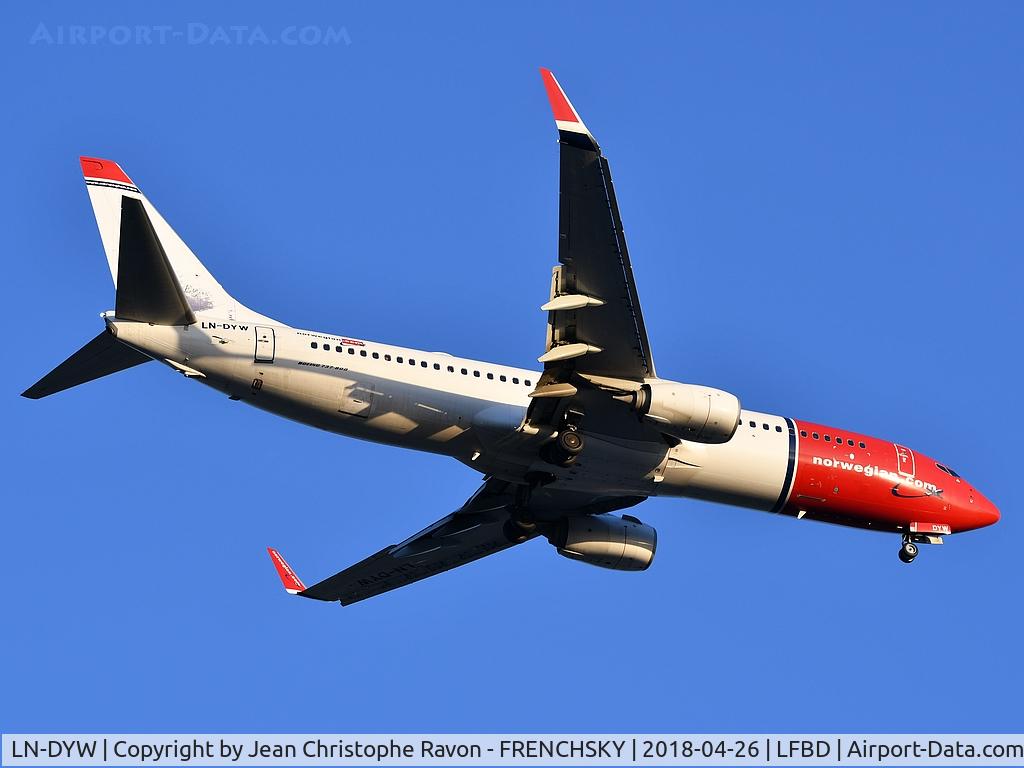 LN-DYW, 2011 Boeing 737-8JP C/N 39010, DY1452 from Oslo
