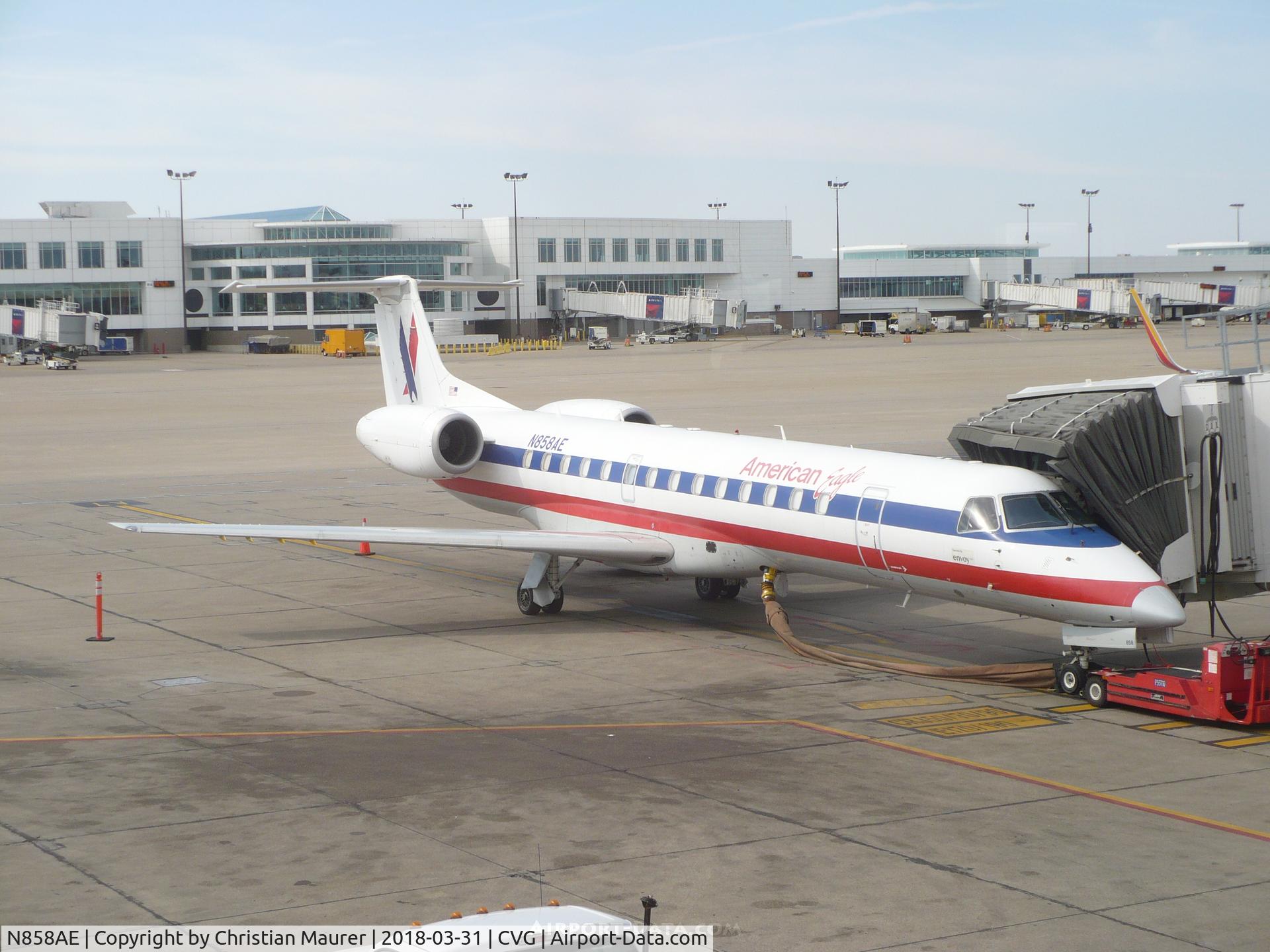 N858AE, 2003 Embraer ERJ-140LR (EMB-135KL) C/N 145754, ERJ-140 (rare)