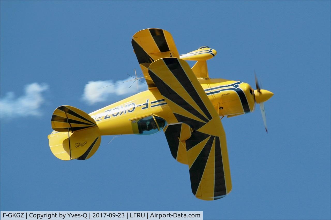 F-GKGZ, 1977 Pitts S-2A Special C/N 2149, Pitts S-2A Special, On display, Morlaix-Ploujean airport (LFRU-MXN) air show 2017