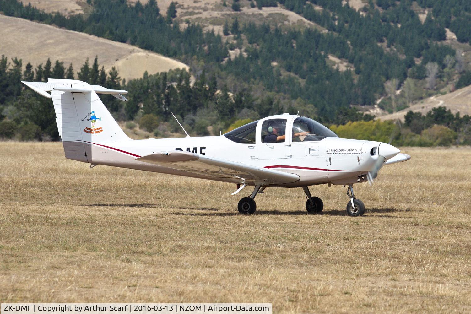 ZK-DMF, Piper PA-38-112 Tomahawk Tomahawk C/N 38-79A0636, Omaka NZ 2016