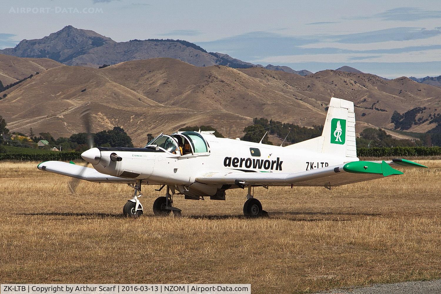 ZK-LTB, Pacific Aerospace Cresco 08-600 C/N 022, Omaka NZ 2016