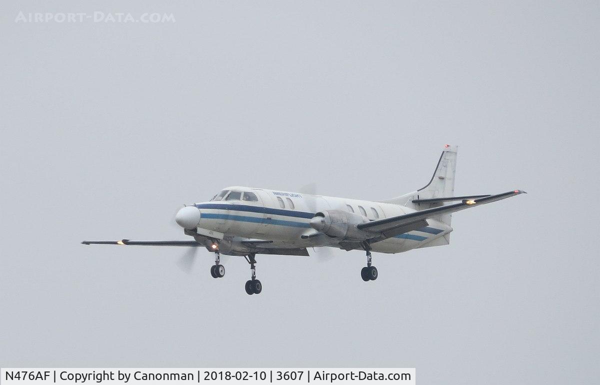 N476AF, 1981 Fairchild Swearingen SA-227AC Metro III C/N AC-476, Landing