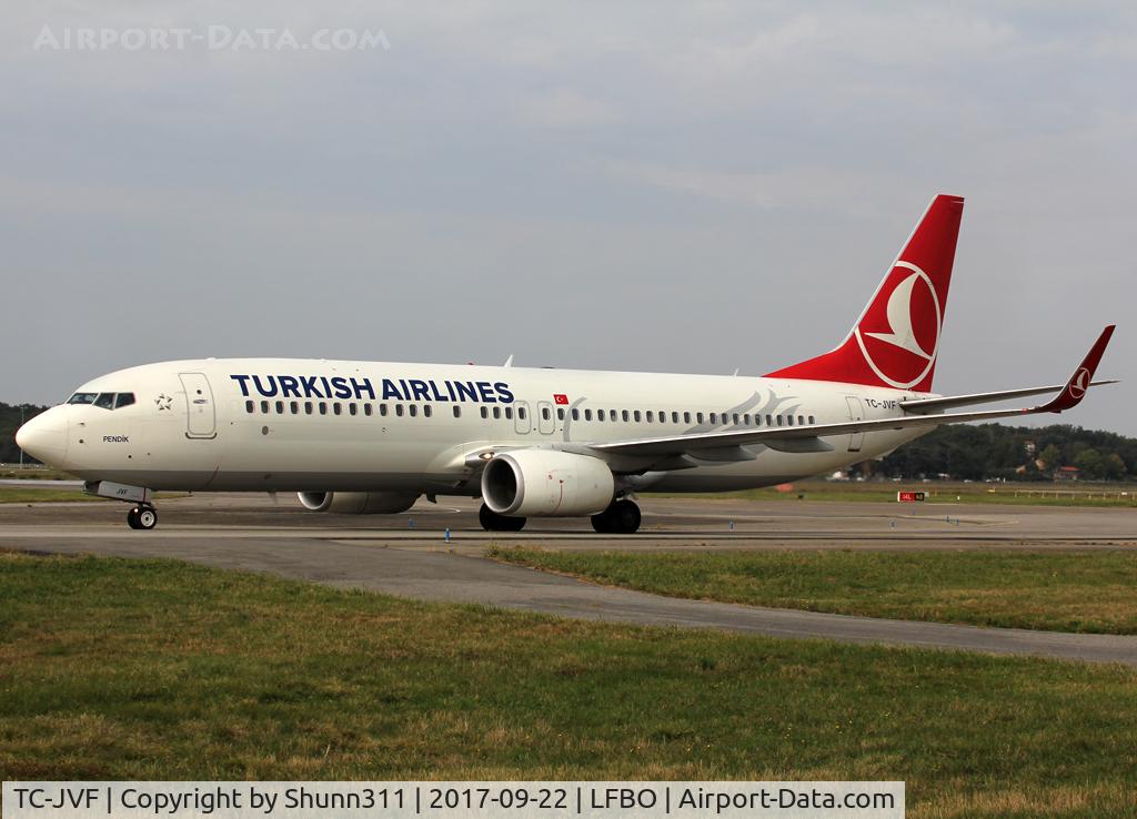 TC-JVF, 2014 Boeing 737-8F2 C/N 42008/4934, Taxiing to the Terminal