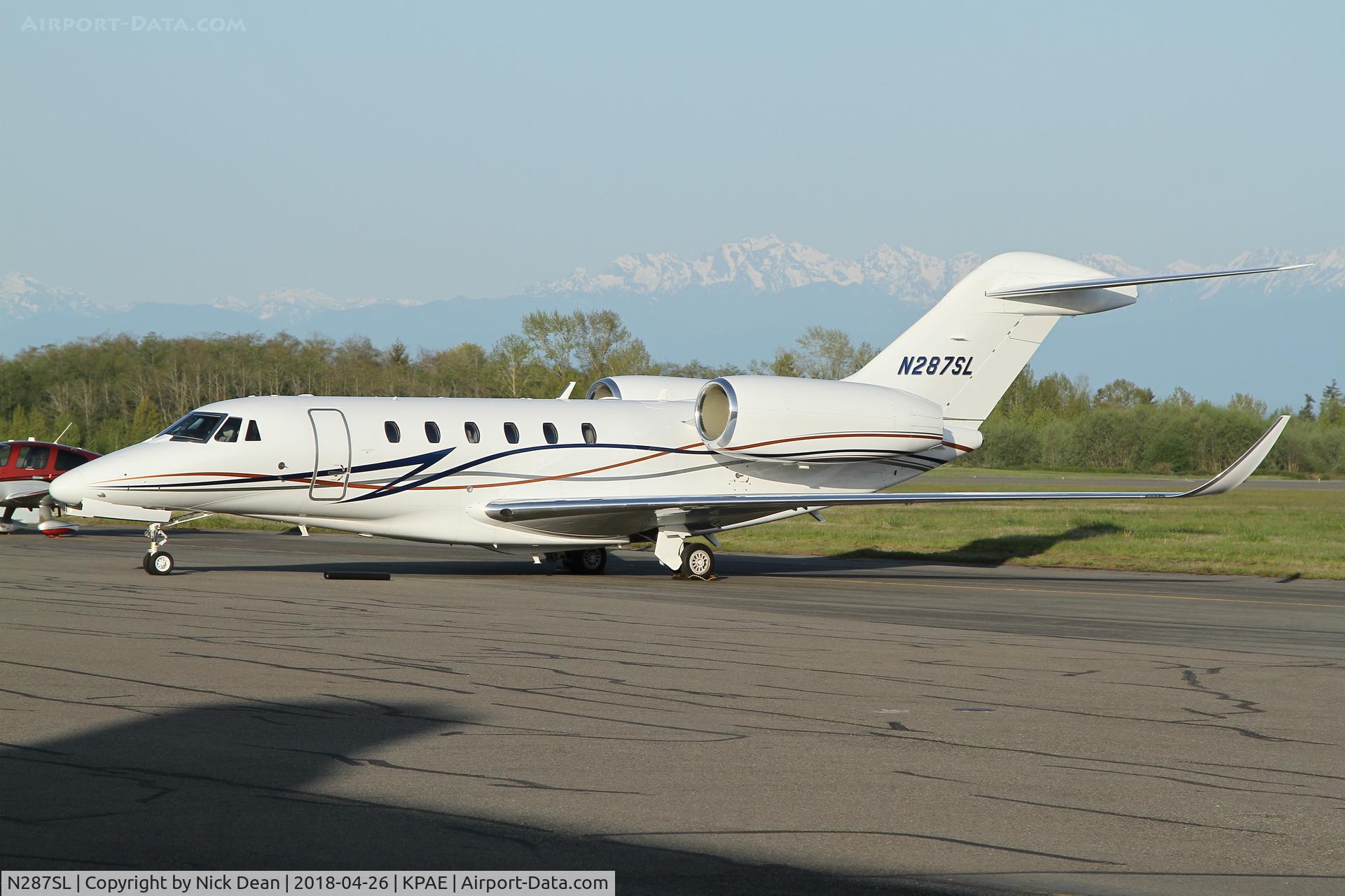 N287SL, 2015 Cessna 750 Citation X Citation X C/N 750-0502, PAE/KPAE