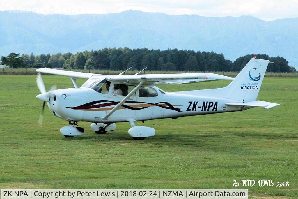 ZK-NPA, 1998 Cessna 172R C/N 17280577, Middle Earth Flying School Ltd., Matamata
