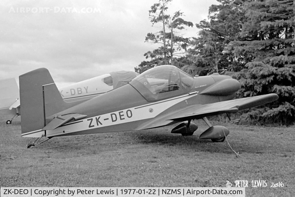 ZK-DEO, Corby CJ-1 Starlet C/N AACA/110, A J Buchanan, Waitoa