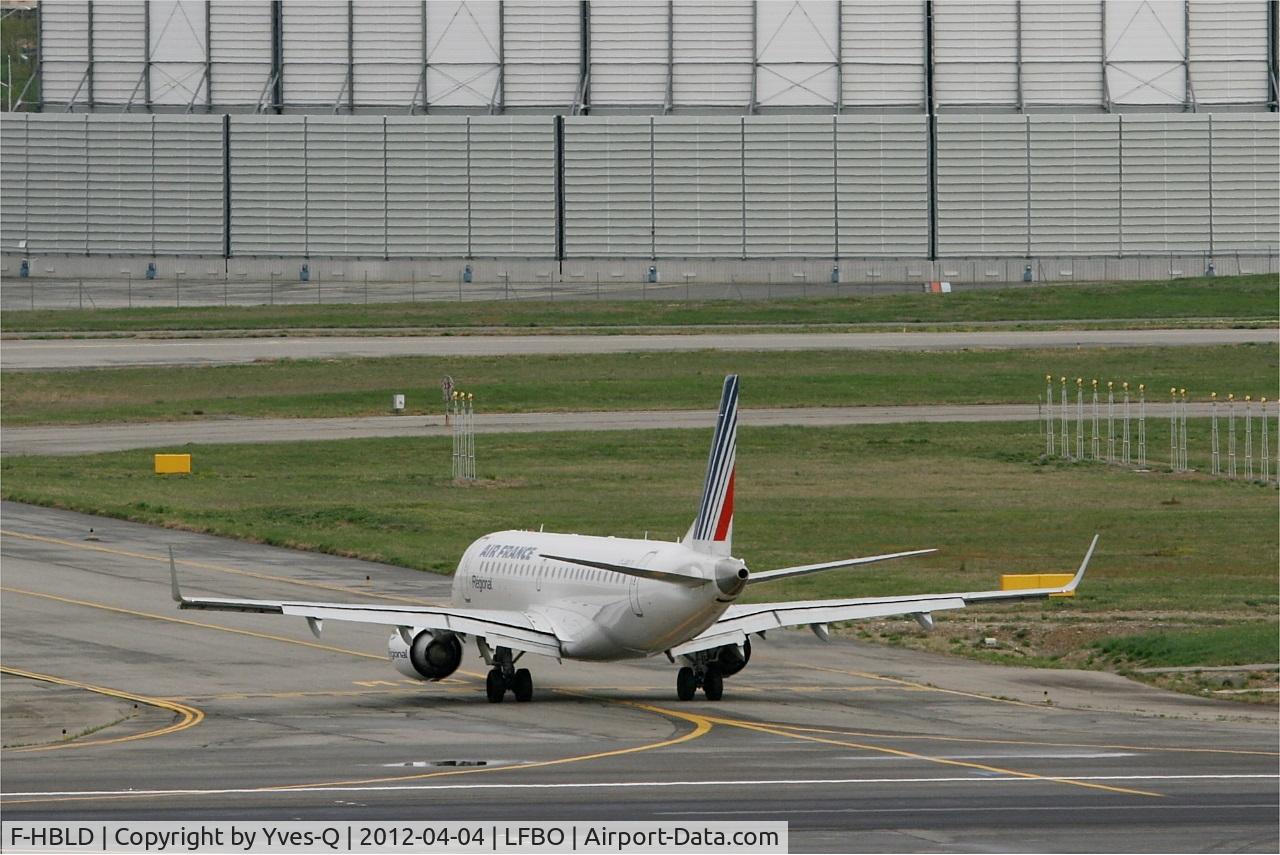 F-HBLD, 2007 Embraer 190LR (ERJ-190-100LR) C/N 19000113, Embraer 190LR, Taxiing, Toulouse Blagnac Airport (LFBO-TLS)