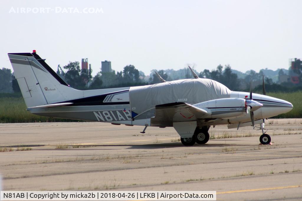 N81AB, 1969 Beech 95-B55 Baron C/N TC1247, Parked
