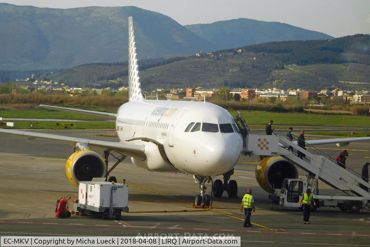EC-MKV, 2007 Airbus A319-111 C/N 3102, At Firenze