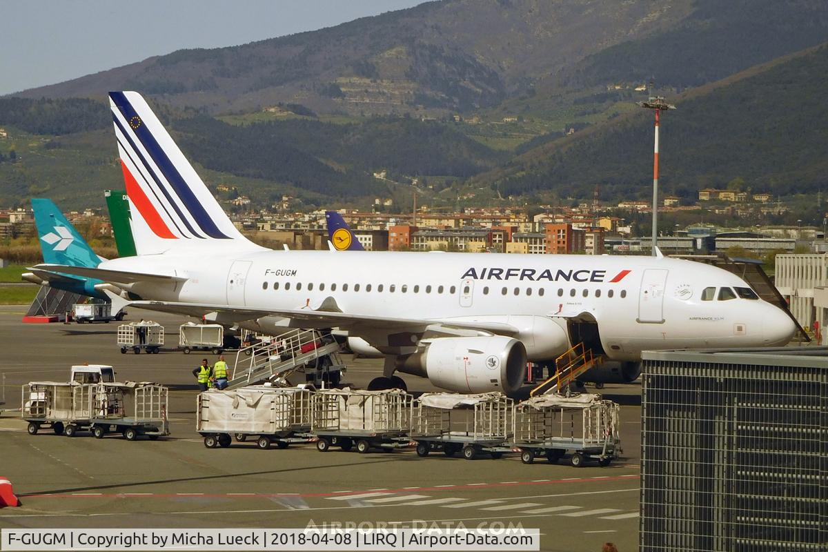 F-GUGM, 2006 Airbus A318-111 C/N 2750, At Firenze