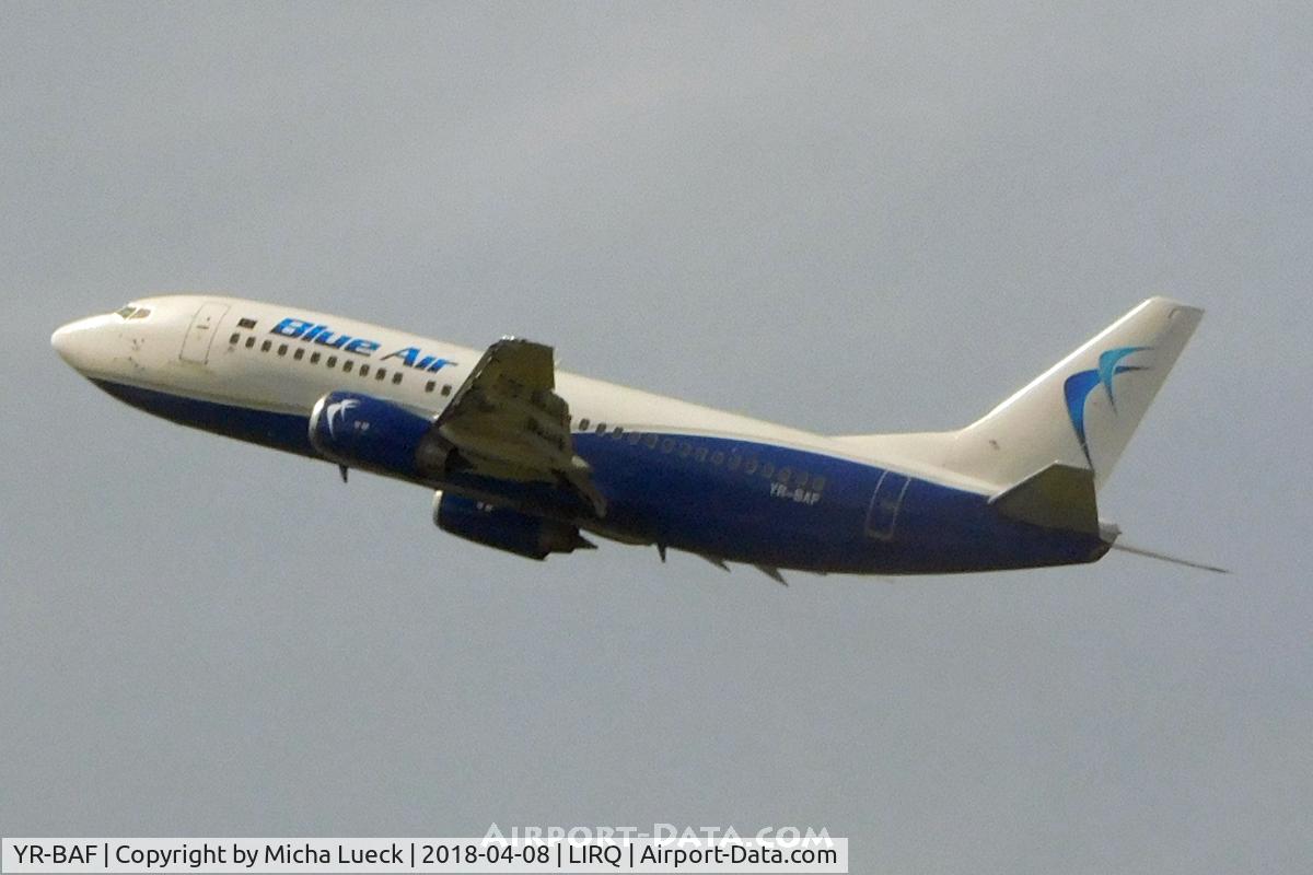 YR-BAF, 1989 Boeing 737-322 C/N 24453, At Firenze