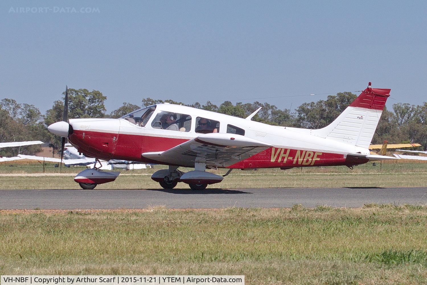 VH-NBF, 1975 Piper PA-28-180 Cherokee C/N 28-7505203, Temora Warbirds 2015