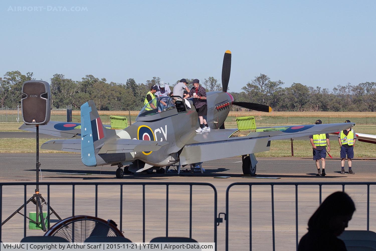 VH-JUC, 1947 Commonwealth CA-18 Mustang 21 C/N 1430, Temora Warbirds 2015
