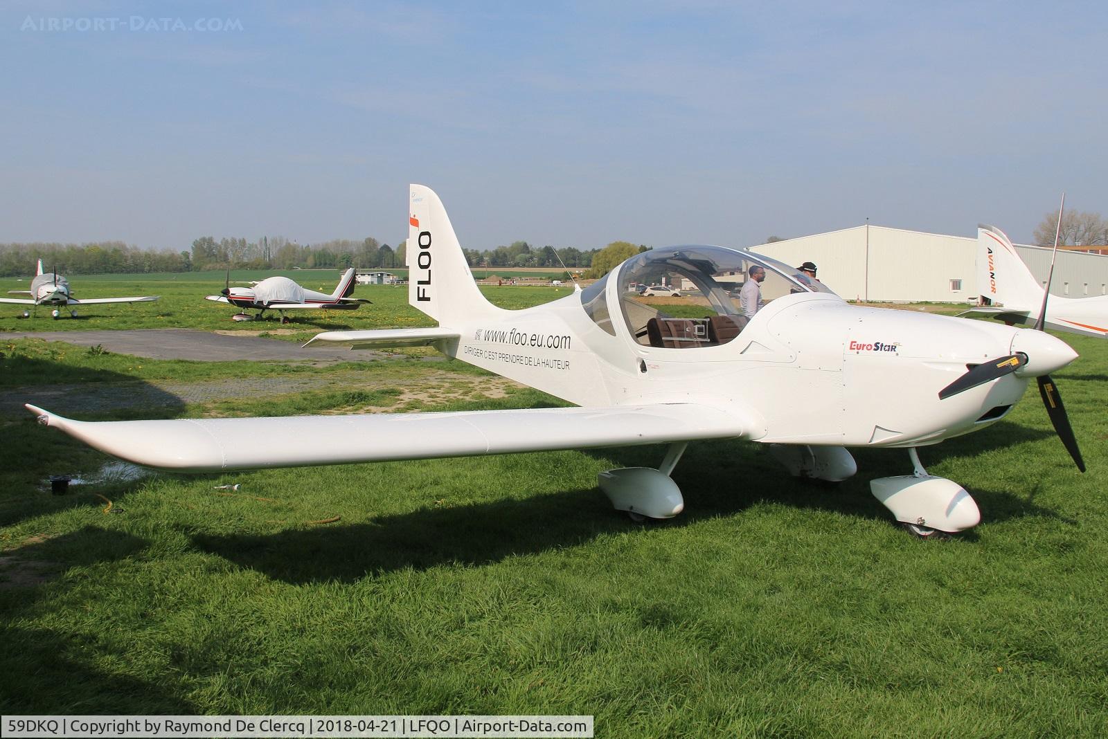 59DKQ, 2013 Evektor-Aerotechnik Eurostar SL C/N 2013-4010, At Bondues.