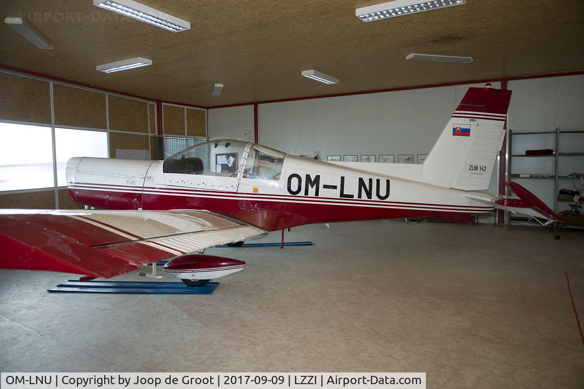 OM-LNU, Zlin Z-142 C/N 0261, undergoing maintenance at Zilina airfield