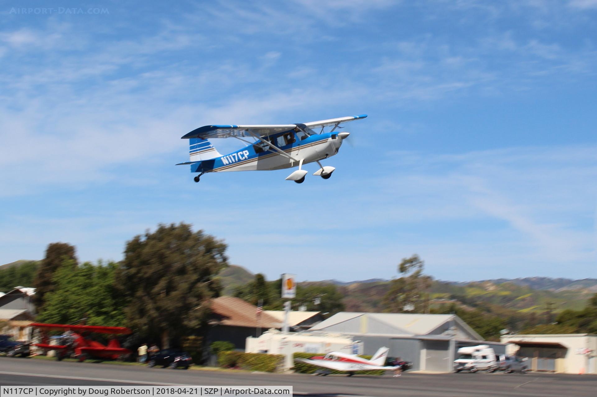 N117CP, American Champion 7GCBC Citabria C/N 1275-99, 1999 American Champion 7GCBC CITABRIA, Lycoming O-320 150 Hp, takeoff climb Rwy 04