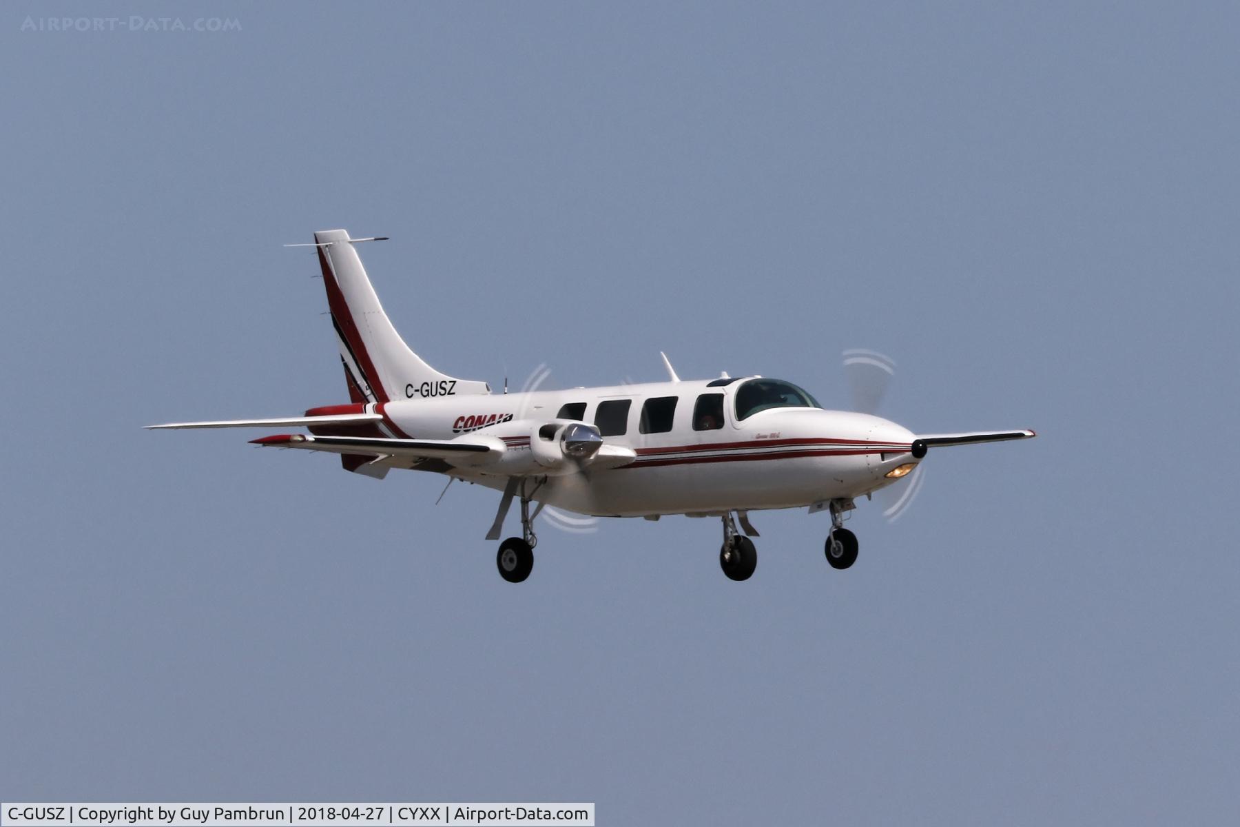 C-GUSZ, 1981 Piper PA-60-600A Aerostar C/N 60-0894-8161253, Landing