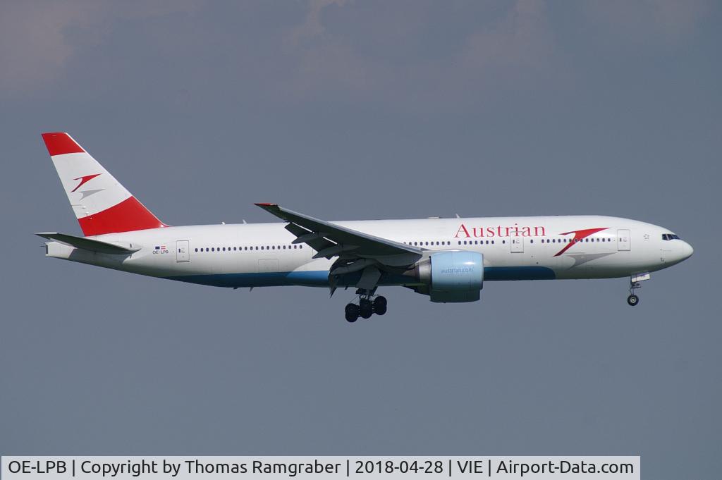 OE-LPB, 1998 Boeing 777-2Z9/ER C/N 28699, Austrian Airlines Boeing 777-200