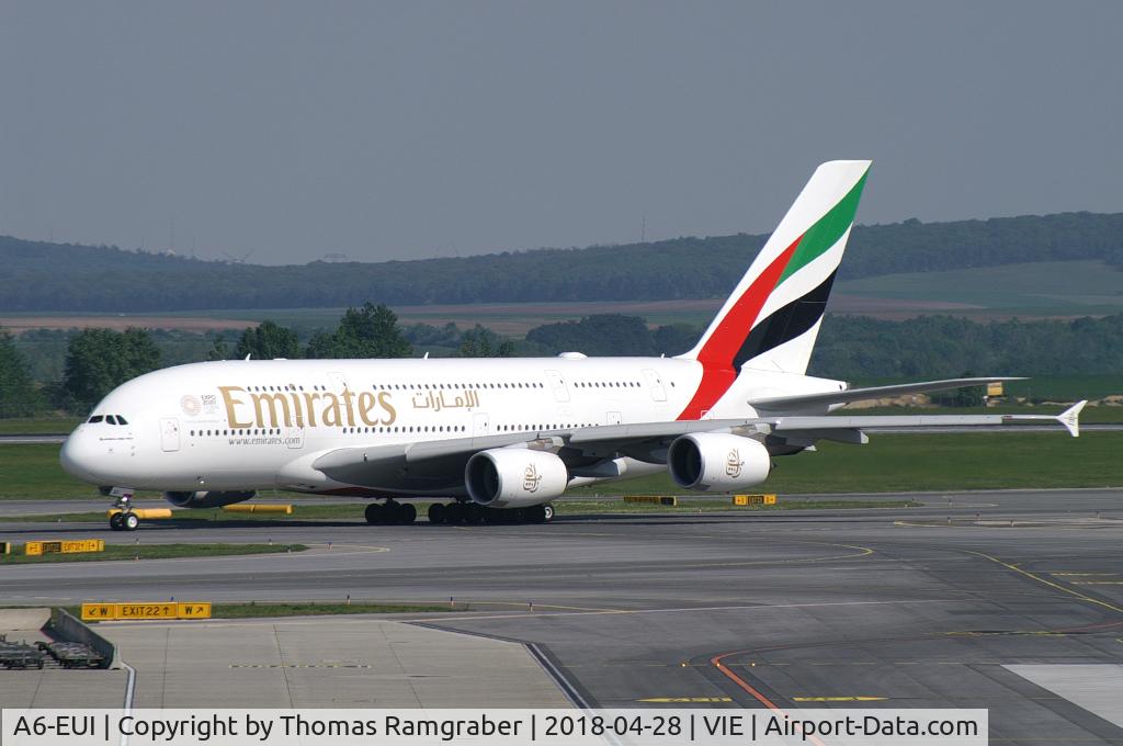 A6-EUI, 2017 Airbus A380-861 C/N 221, Emirates Airbus A380