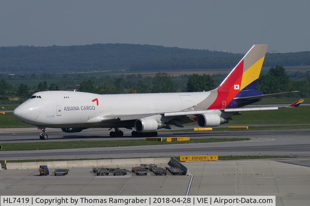HL7419, 1994 Boeing 747-48EF (SCD) C/N 25781, Asiana Airlines Boeing 747-400