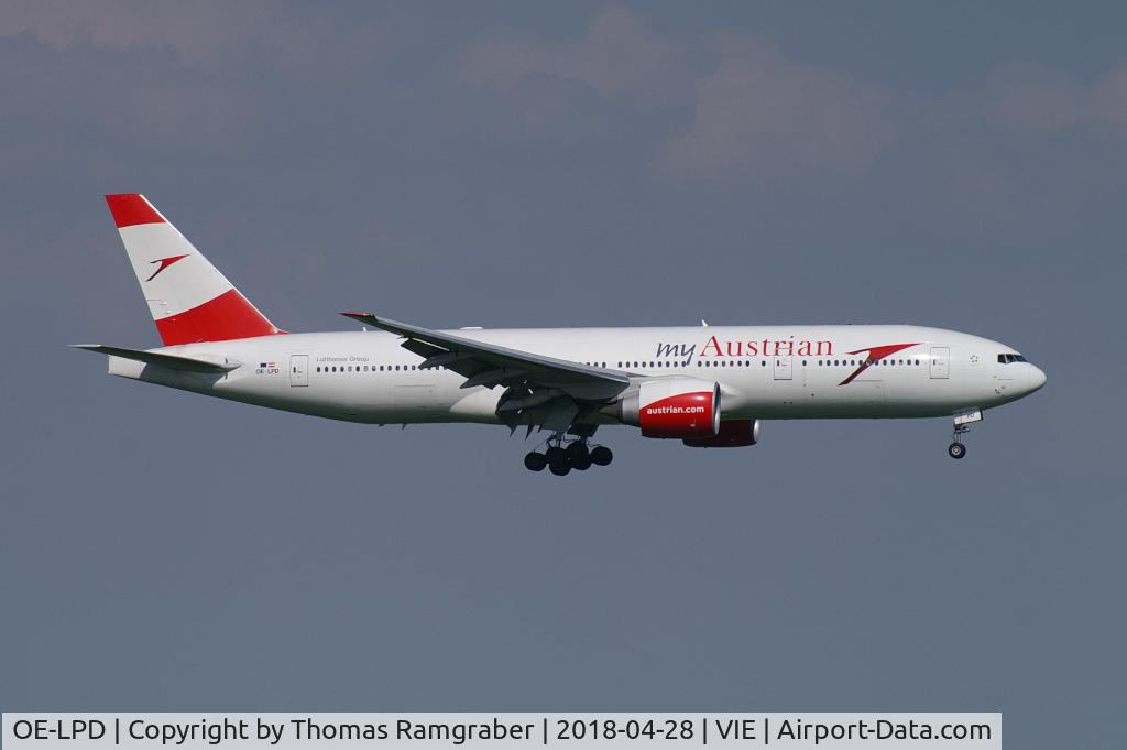 OE-LPD, 2006 Boeing 777-2Z9/ER C/N 35960, Austrian Airlines Boeing 777-200