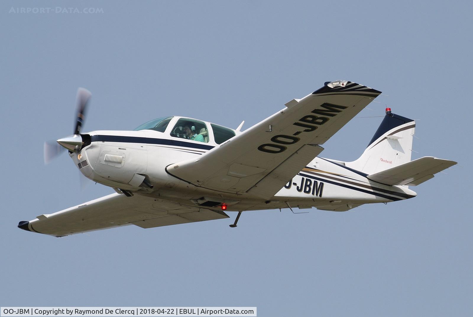OO-JBM, 1999 Raytheon Aircraft Company A36 Bonanza C/N E-3248, Overshoot.