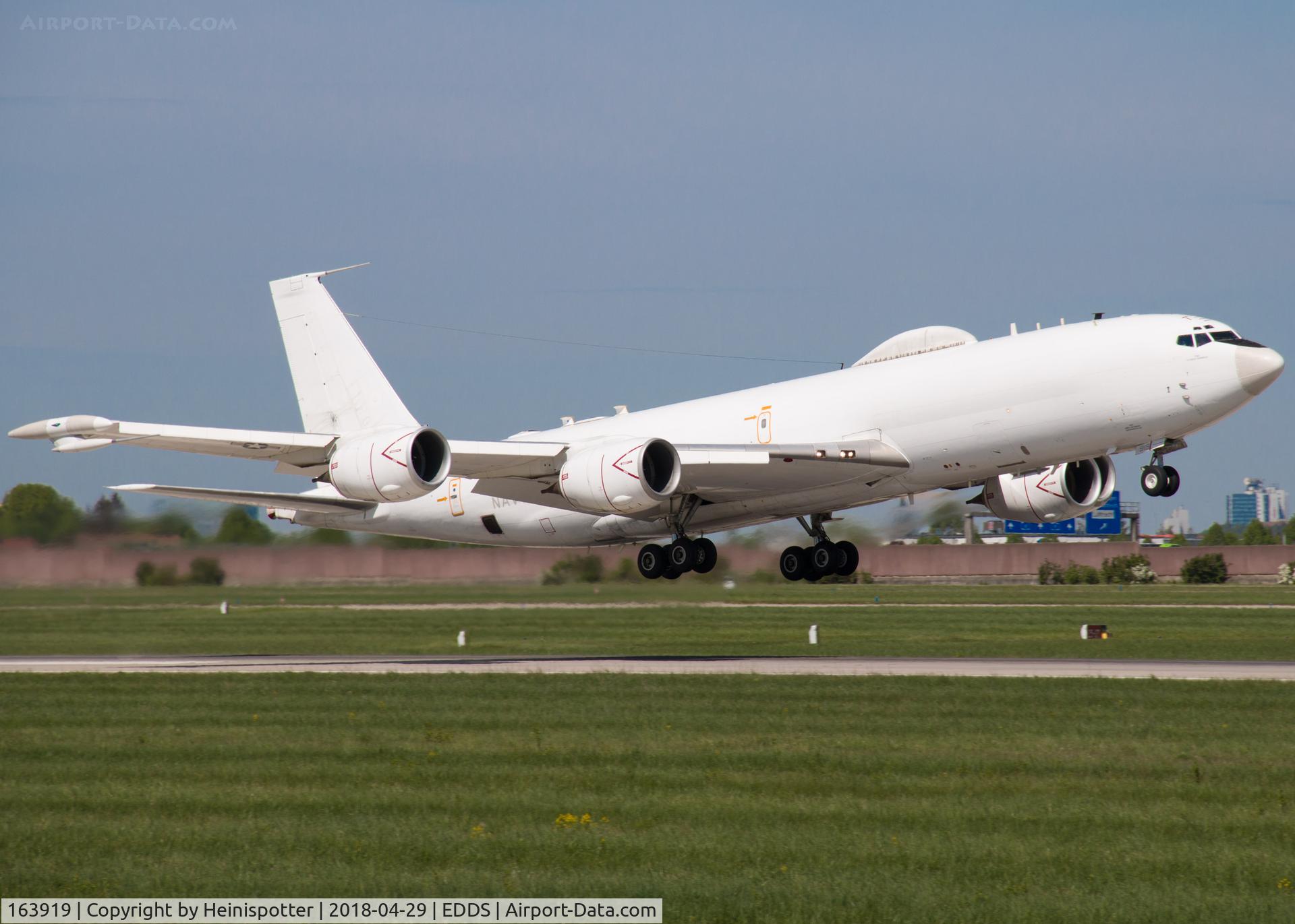 163919, 1988 Boeing E-6A (707-320) Hermes C/N 23892, 163919 at Stuttgart Airport.